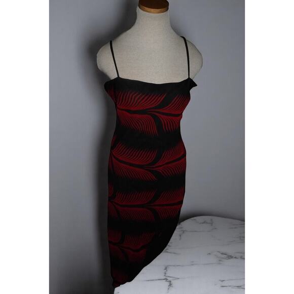 Vintage SaLLY USA Palm Leaf Slip Dress – Size Large – Made in USA - Picture 13 of 16